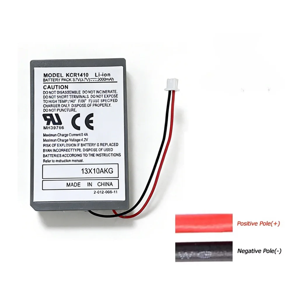 2000mAh 3.7V Li-ion Rechargeable Battery for PS4 Pro Slim CUH-ZCT2 Wireless Controller GamePad