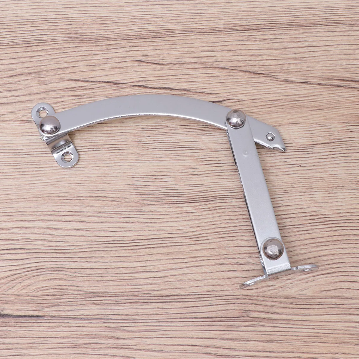 

2pcs Hinge Limiter Stopper Heavy Duty Strut Spring Lift Support For Cabinet Cupboard 90 Degree Opening S Size Satin Silver