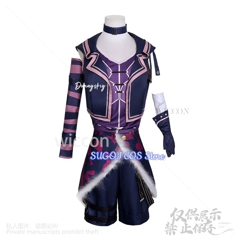 Flower V4 Cosplay Virtual YouTuber Costumes Short Pants Uniform Wigs For Boys Man Roleplay Halloween Christmas Party Customized
