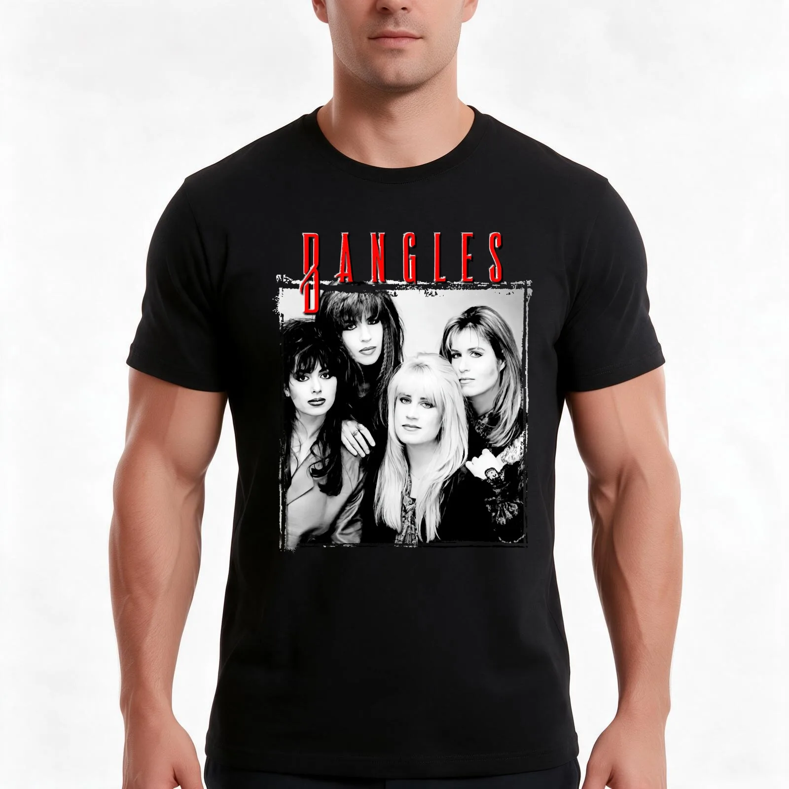 The bangles T-Shirt, Summer Casual Cotton Tee, Oversized Streetwear Tops, Vintage Graphic Print, Loose Fit Short Sleeve