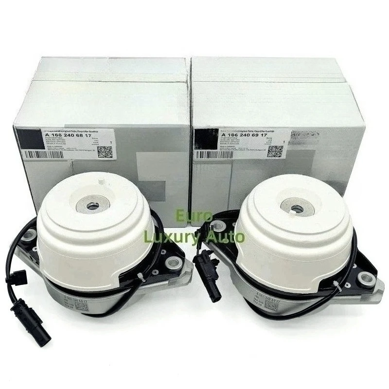 OEM Engine Mount Kit 3 Pcs A1662401118 A1662406817 A1662406917 for Mercedes‑Benz GL‑Class X164, X166 GLE‑Class W166 M‑Class W164