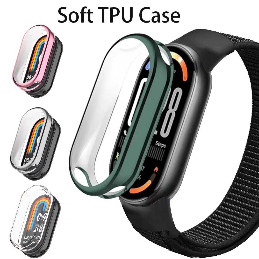 Coque De Protection Xiaomi Smart Band 10 – 2 Pièces Avec Verre Trempé – PC Mat Anti-rayures, Ultra-fine