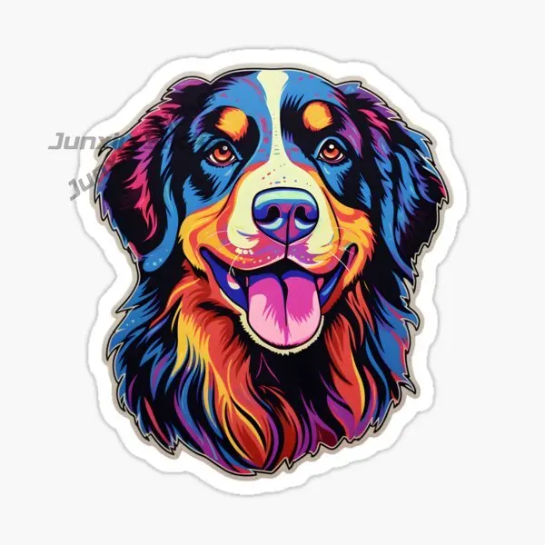 Bernese Mountain Dog Swiss Smart Flexible Alert and Kind Car Sticker Decal Car Accessories