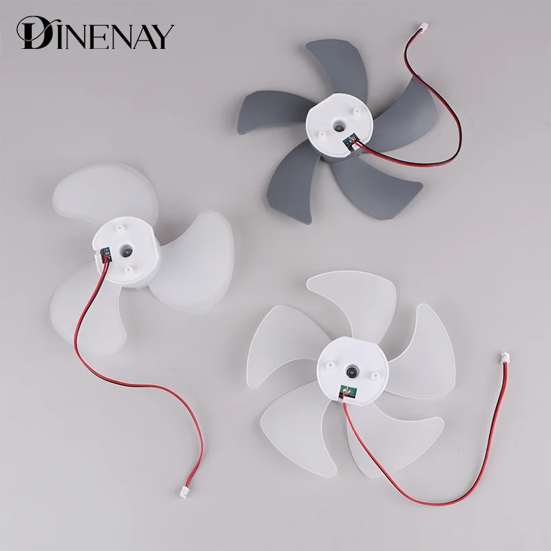 6-calowy silnik USB 3/5 łopatek Bezszczotkowy silnik wentylatora DC5V-9V Silnik wentylatora biurkowego Rdzeń wentylatora z łopatkami wentylatora Wysoka objętość powietrza — zdjęcie produktu 3