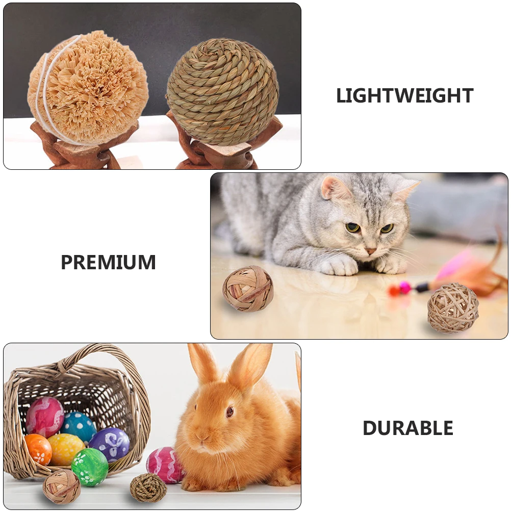 

Vase Filler Water Grass Ball Decoration Ornament Home Wreath Decorative Balls Straw Woven Office