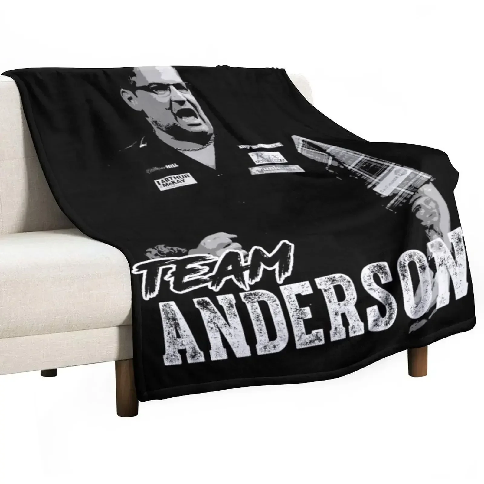 

Gary Anderson PDC 2022 Throw Blanket Luxury bed plaid Luxury Brand Retros Blankets