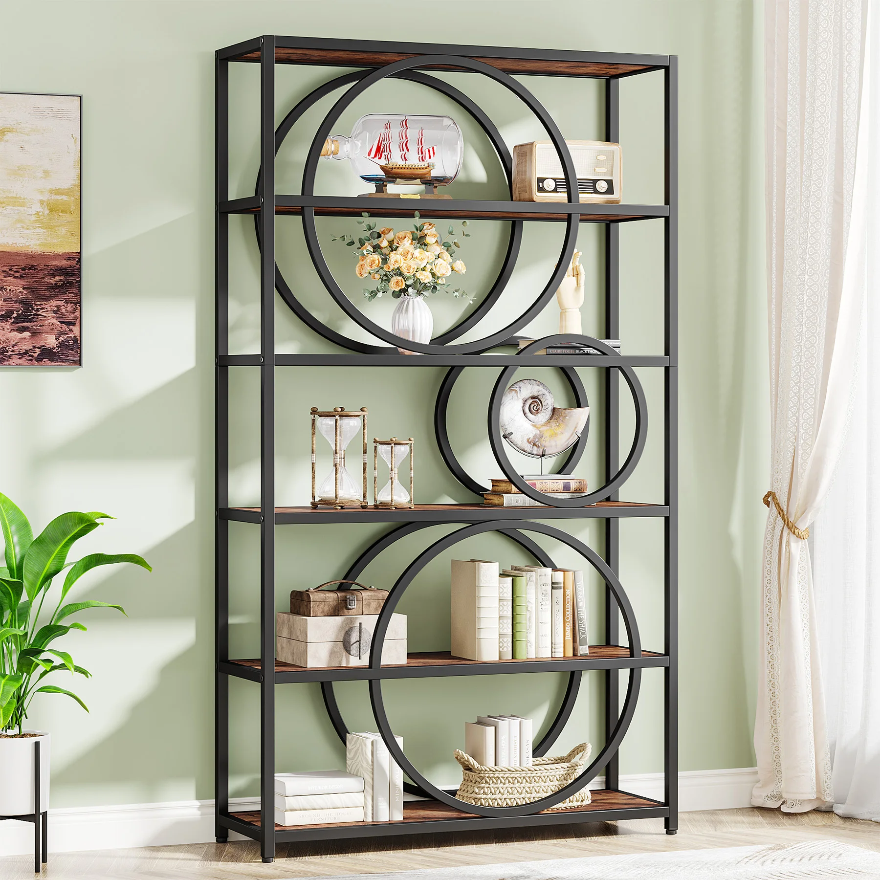 Tribesigns 5-Tier Bookshelf, 71