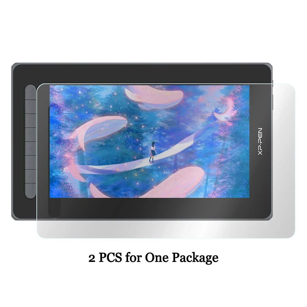 

2PCS Screen Protector ONLY for XP PEN Artist 12/13/16 2nd Drawing Monitor Paper Like Feeling Matte Film (2pcs)