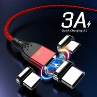 FONKEN Micro USB Cable Magnetic Cable For Samsung Huawei USB Type C Data Cord Magnet Charge Charger Cable Magneti Charging Cable