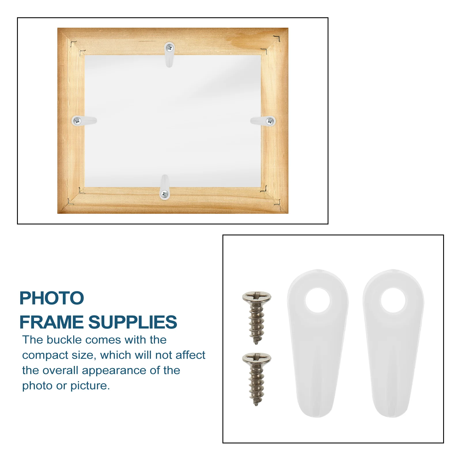 Screen Tablet Frame Picture Turn Buttons Hanging Photo Accessories Coat Hangers