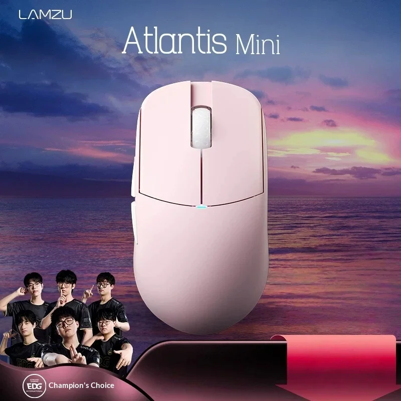 Mouse Gamer Lamzu Atlantis Mini Champion Leve Ergonômico para E-Sports com DPI Ajustável e Driver Web para PC Gamer Valorant CS