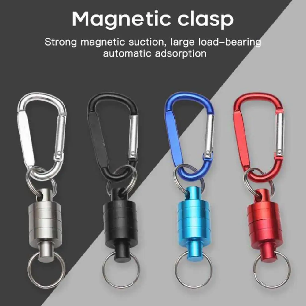 Magnetic Clasps Multi-function Strong Magnetic Mountaineering Buckle Anti-loss Rope Carabiner For Outdoor Fishing