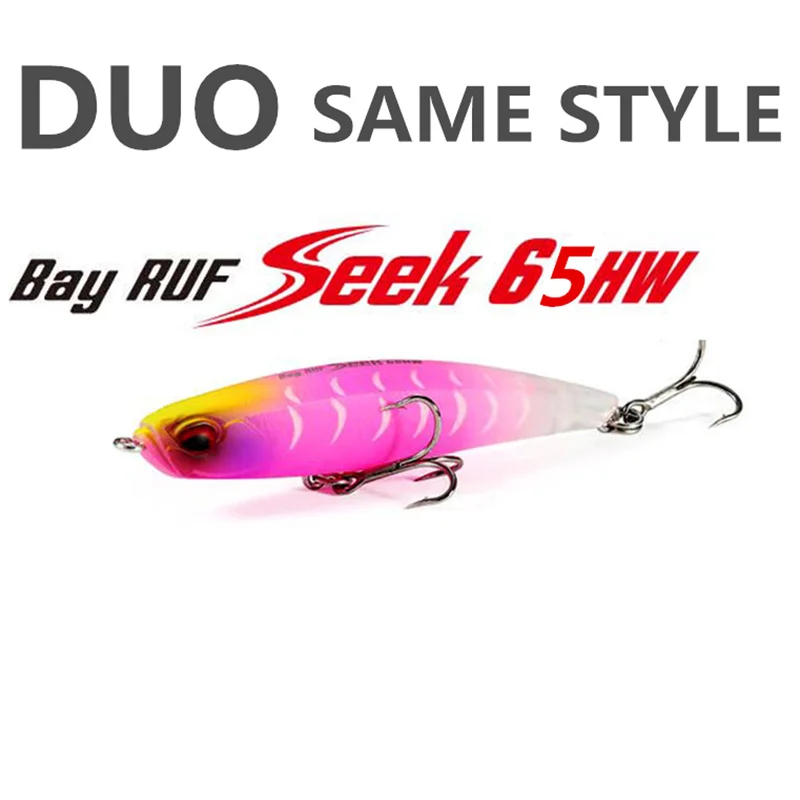 LURETV Japón Duo SAME STYLE Bay Ruf Seek 75S lápiz sumergido Ultra largo alcance lanzamiento boca detección pescado 6,5 cm 8,5g 9001