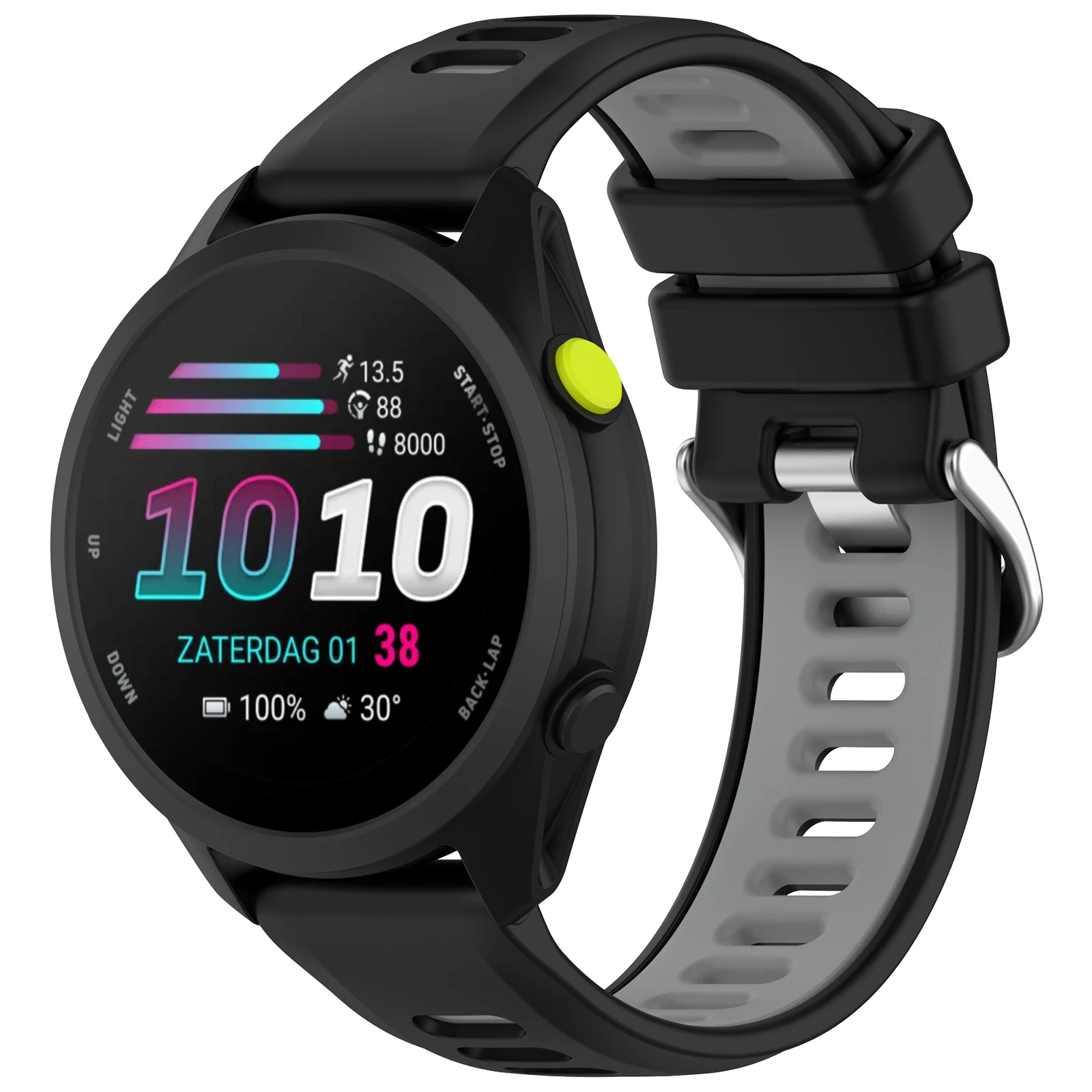 Dwukolorowy silikonowy pasek s – Silicone Watch Band 22Mm recenzja i cena