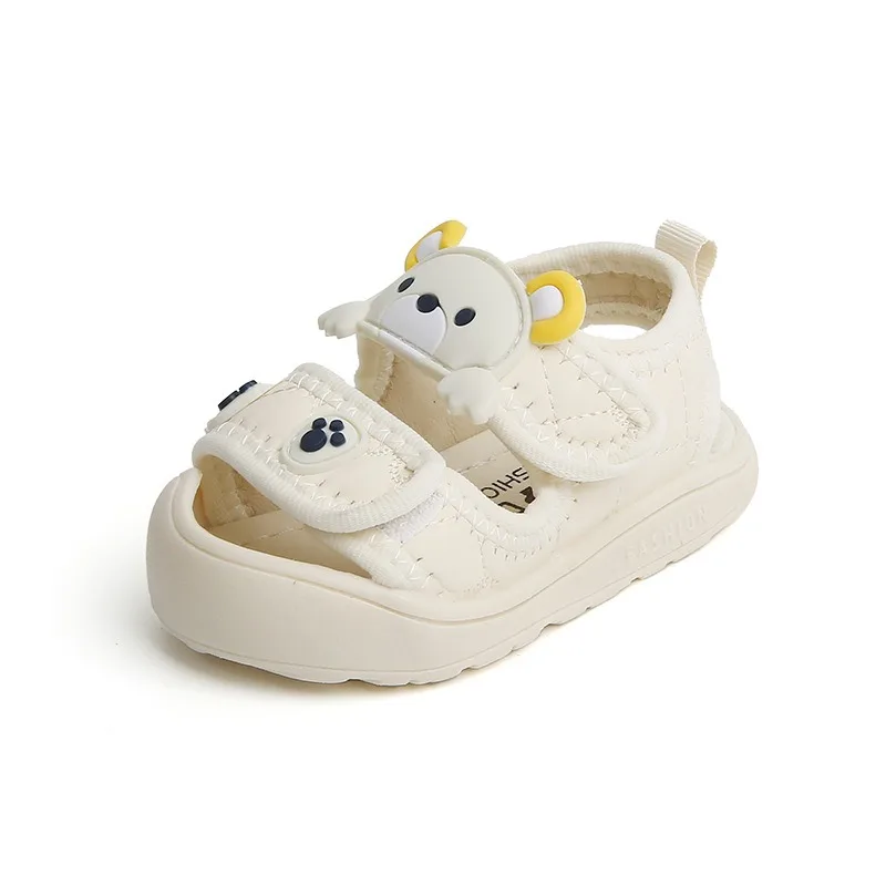 أحذية شاطئ باوتو بنعل ناعم للأطفال ، صنادل صيفية ، أحذية للأطفال الصغار ، أولاد وبنات بعمر 0-1-2-3 سنوات