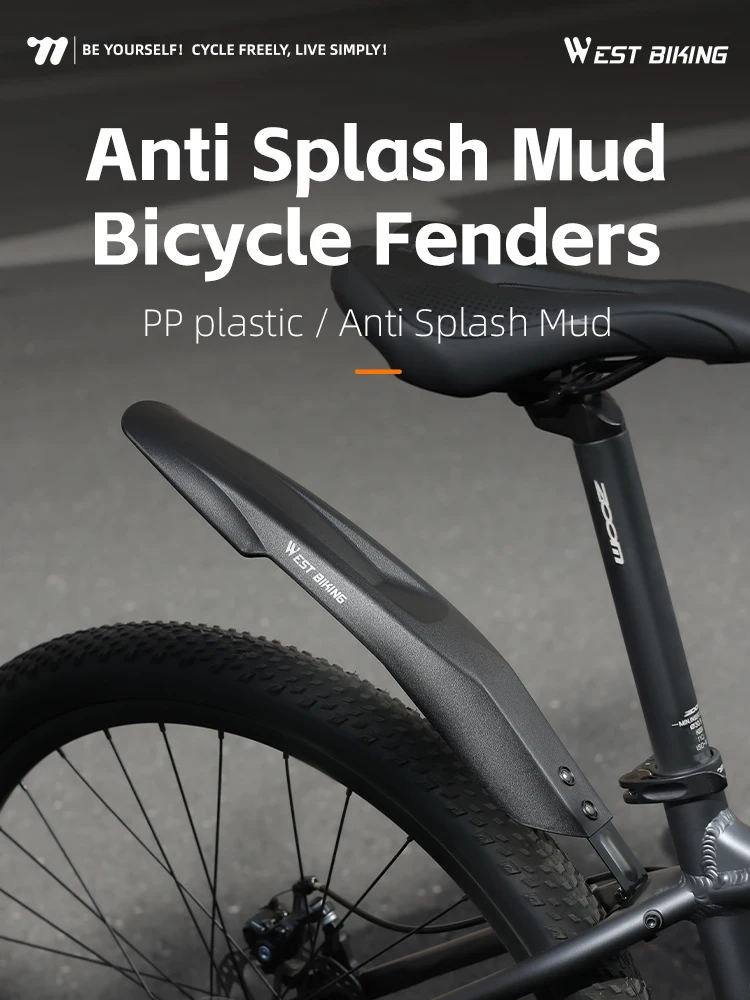 AliExpress West Biking WEST BIKING Durable Bicycle Fenders Anti-Fouling Waterproof Easy Clean Anti-Splash  Mountain Bike Mudguard Cycling Accessories