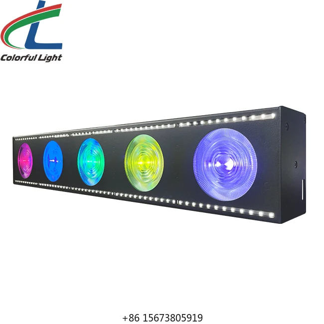 

Цветной светодиодный пиксельный прожектор 5x40W RGBW 4-в-1 для сцены и освещения стен, идеально подходит для свадеб