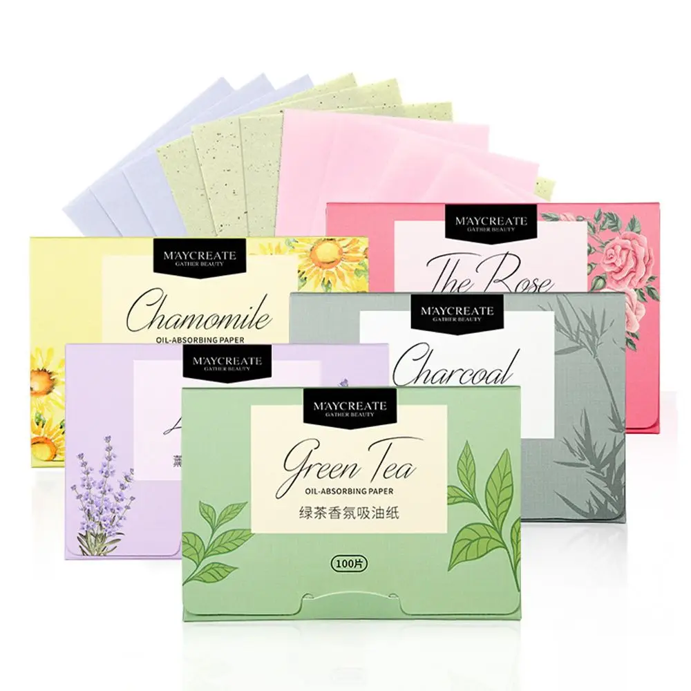 スキンケア メイクアップツール ブロッティング ティッシュ さわやかオイル ブロッティング シート オイル除去 フェイシャル オイル吸収紙 オイル コントロール フィルム