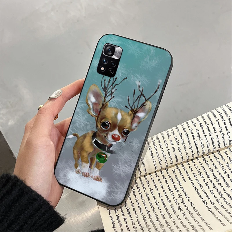 Chihuahua Puppy Dog Phone Case For Xiaomi Redmi Note 13 12 Pro 11S 11 10 Pro 10S Note 12R 12S 12 ProPlus Redmi 10 9C 12