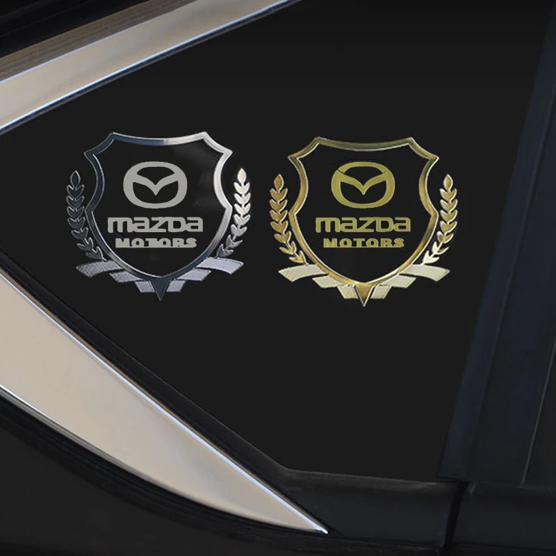 

Наклейки на окно автомобиля, модифицированная эмблема, внешний значок для Mazda 3 6 CX3 CX5 Atenza Axela 2 MX5 6 CX7 RX7 626 CX30 SKYACTIV