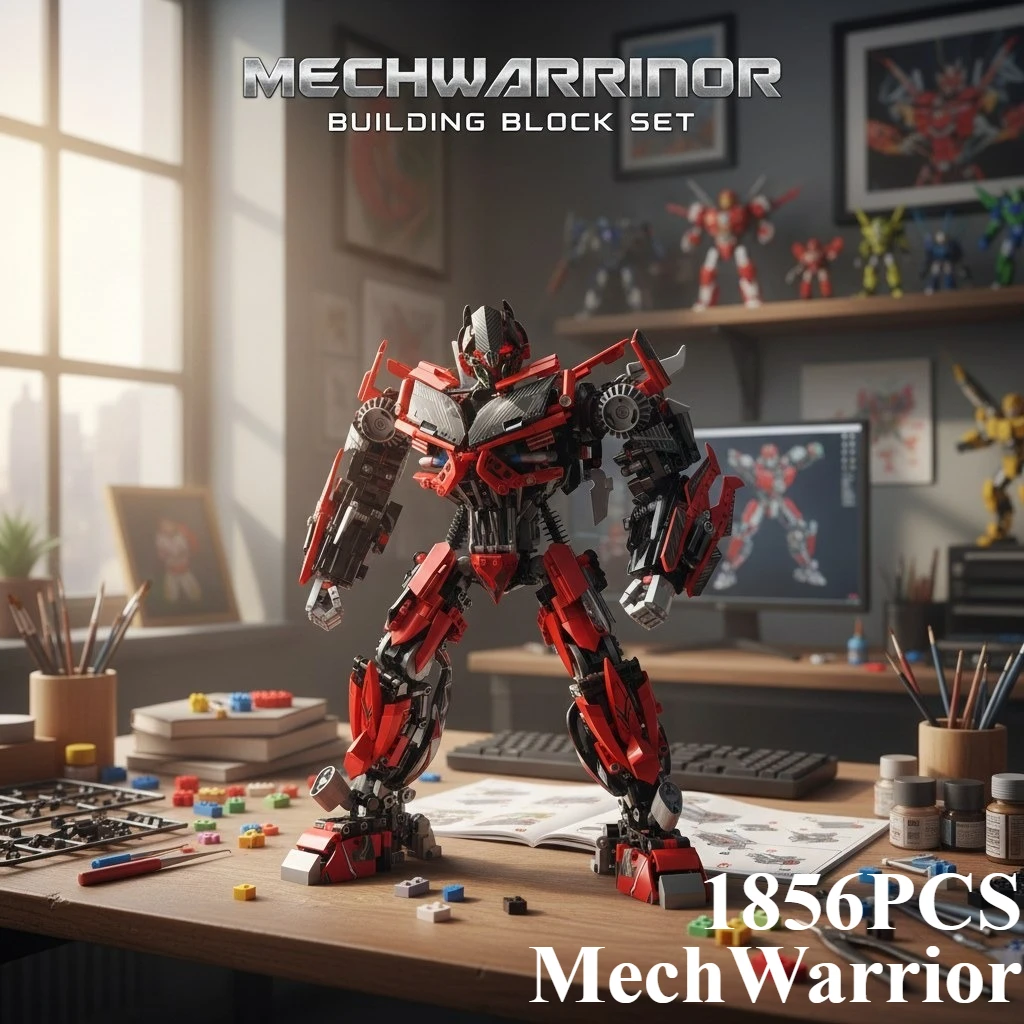 

Набор строительных блоков MechWarrior, 1856 шт. — сборная модель-игрушка для домашнего декора, идеальный праздничный подарок для детей и взрослых
