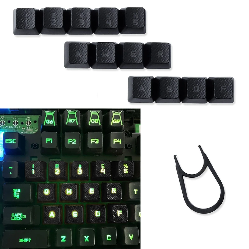 13PCS Keycap Set for Romer-G G910 G810 G413 Backlit Mechanical Keyboard Drop Shipping