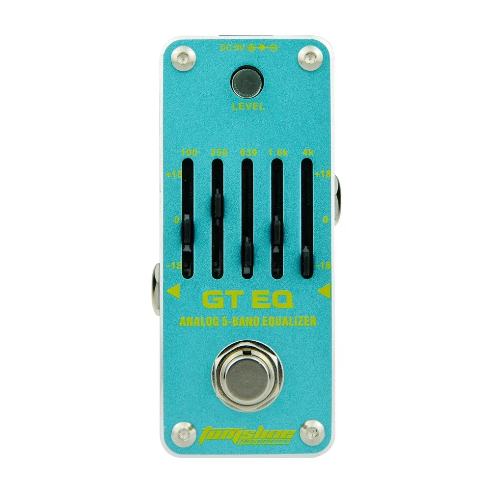 AROMA GT EQ Electric Guitar Effect Pedal 5-Band Guitar Equaliser Effect True Bypass Pedal AEG-3 Electric Guitar Accessories