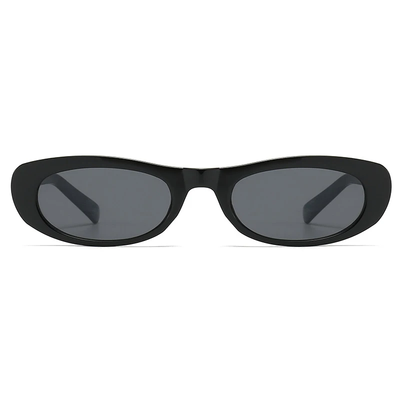 Fashion Cat Eye Sunglasses Women's New Luxury Brand Small Oval Black Sun Glasses Women Goggle Trends Rectangle Eyewear UV400 view 2
