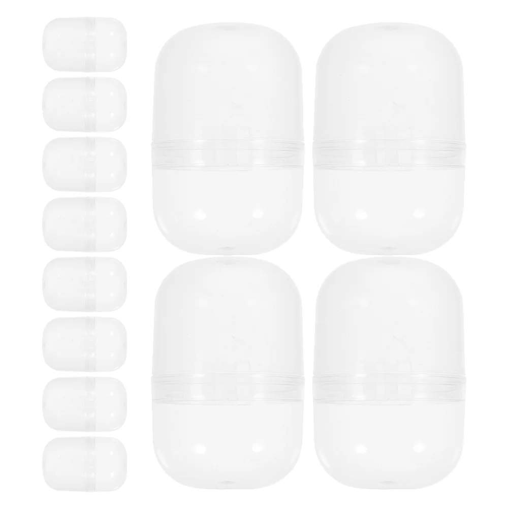 40 Pcs Ball Candy Clear Containers Gumball Vending Machine Capsules Plaything Packing Gumballs Toy Claw Dedicated Bulk