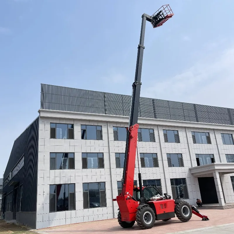 Customized 18meter 4 Tons Telescopic Boom Handler 1840 Telehandler Forklift Price With CE And Europe 5 Engine