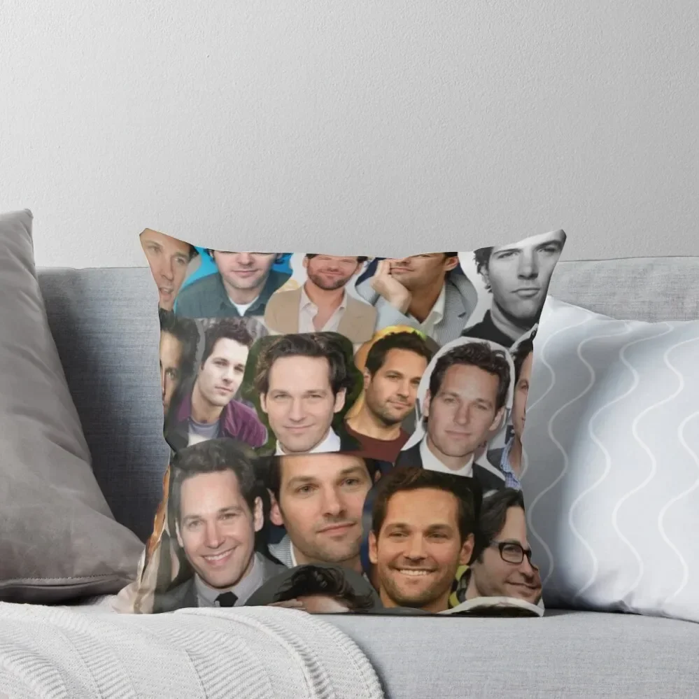 

Paul Rudd Collage Throw Pillow Sofa Covers For Living Room christmas decorations 2025 pillow