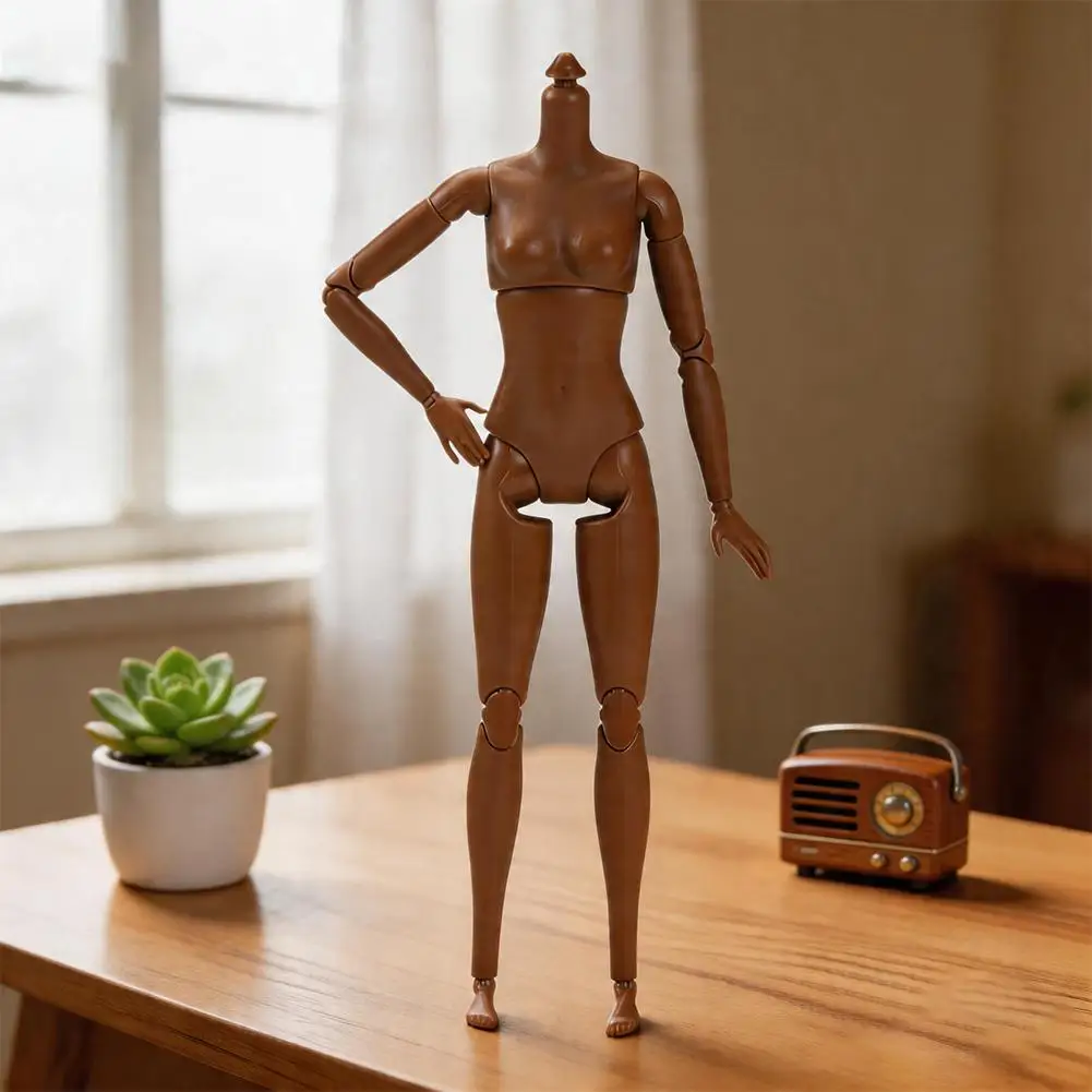 22-teilige, bewegliche Yoga-Puppenfigur, Actionfigur, BJD-Puppenmodellteile, mehrfach bewegliche Gelenkfigur, nackte Figur zum individuellen Gestalten/DIY – Detail 8