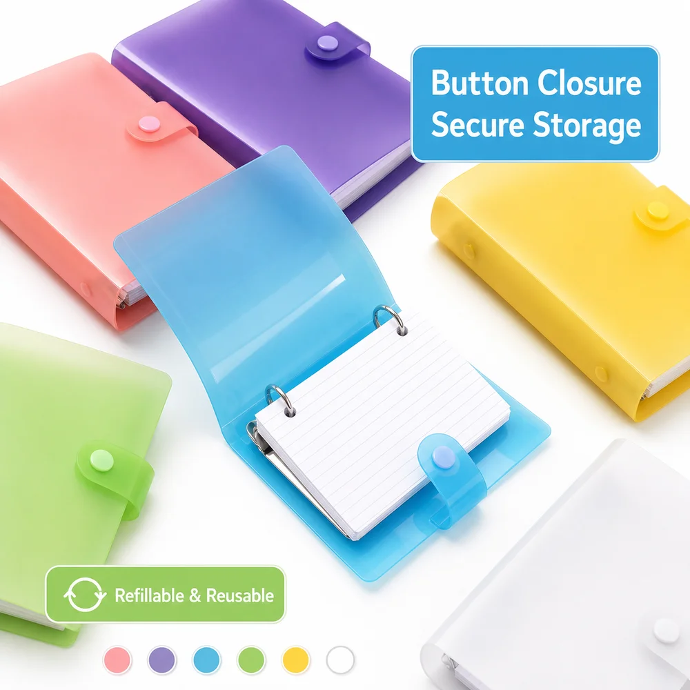 New Double Hole Loose Leaf Memo Binder DIY Horizontal Line Vocabulary Notebook Macaron Color Hand Account Book Note Taking