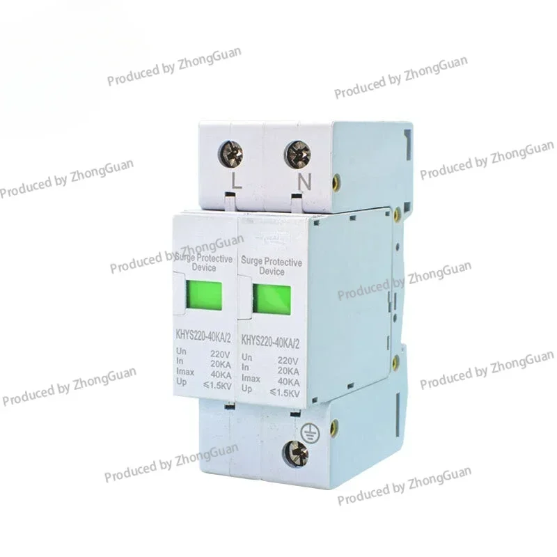 Class C Surge Protector 40KA Power Arrester 220V Lightning Protection Module, Surge Protector SPD