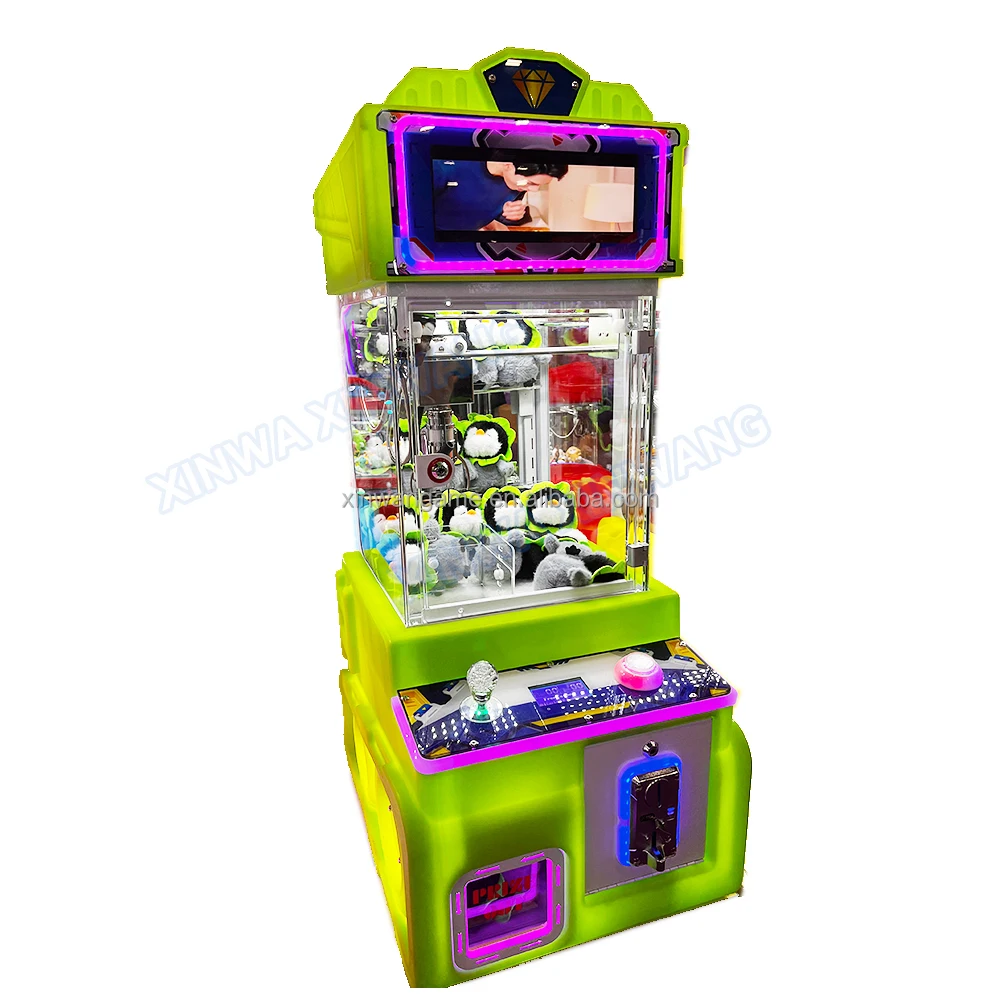 Factory Sale Mini For Coin Pusher Grabber Clip Doll Toy Vending Machine Cheap Prices Tanks Fighter Claw Crane Vender Made Of
