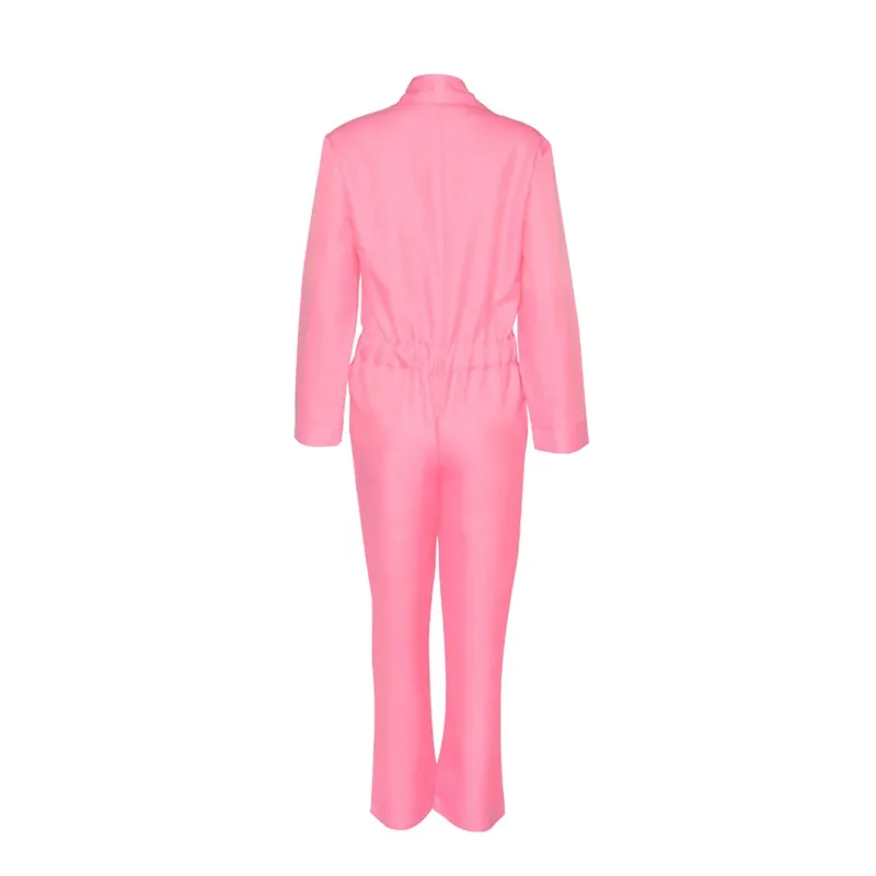 Costume de Margot Robbie pour femme, combinaison de batterie de pom-pom girl, costume de film rose pour adulte