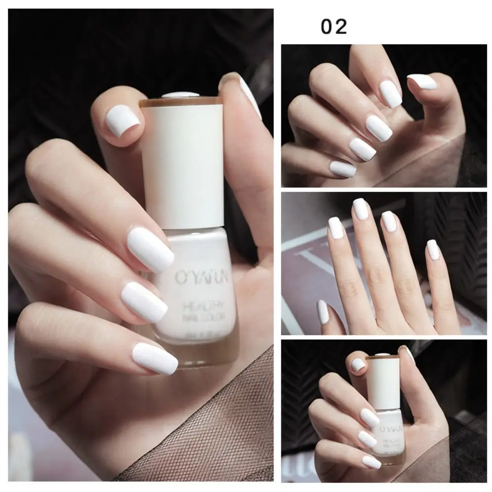 

DIY 8ml Nail Polish False Nail No-bake Nail Art Manicure Nail Art Quick Dry Tearable Oily Mood Nail Polish Woman