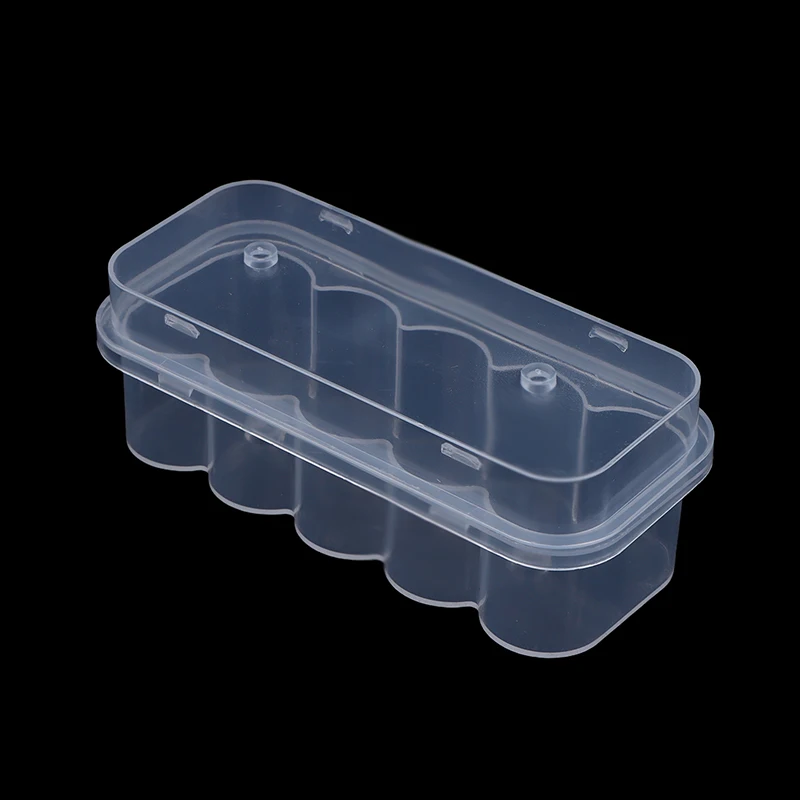 10Pcs/pack 10-Slot Vial Storage Case Plastic Microtube Storage Box Stackable Freezer Tube Box Diabetic Supplies 3/5ML