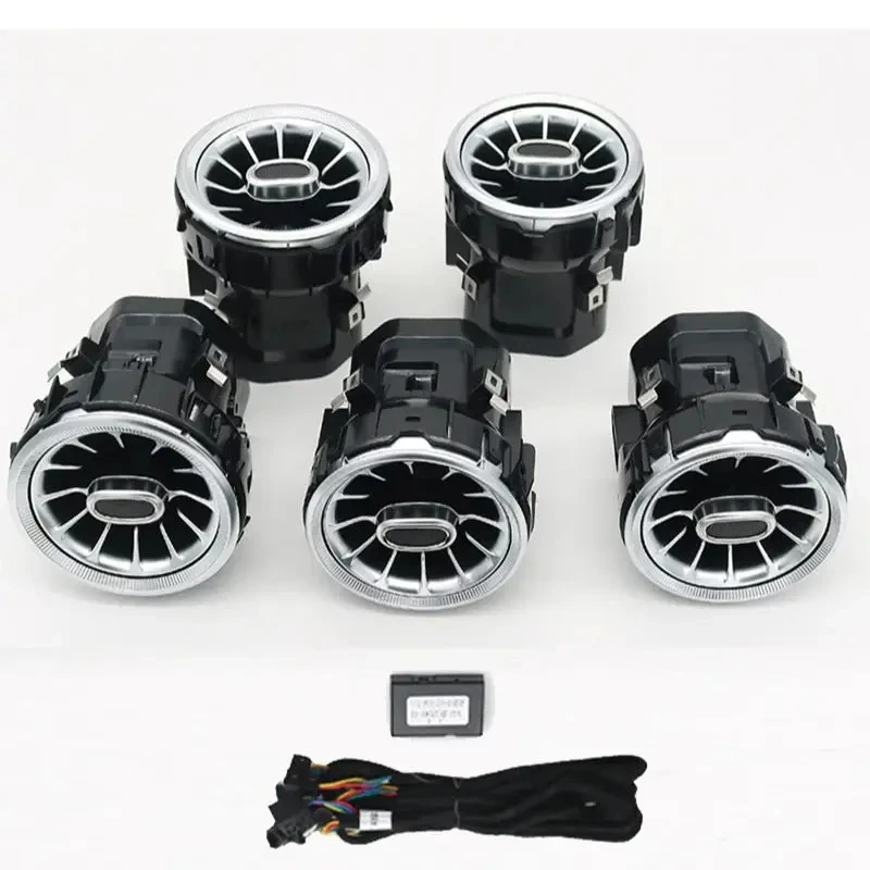 

Внутренняя подсветка, 7/5 шт., 64 цвета для Mercedes-Benz C Class W205 2015-2023 W213 W156 W117 W176, аксессуары для оформления интерьера