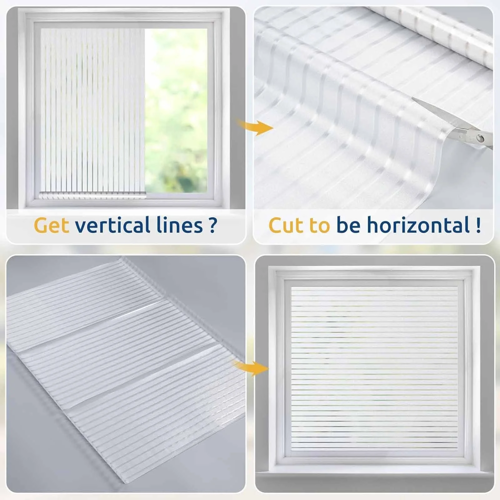 1pc Solid Color Frosted Window Privacy Film, Self-Adhesive Glass Sticker Decal for Home Door Window Decor & Privacy Protection view 4