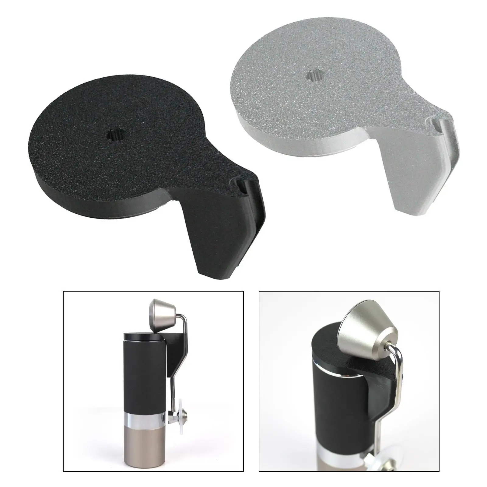 Grinder Crank Holder Lid Mino 2.0 Sturdy Coffee Bean Grinder Handle Cover Organizer for Tabletop Travel Household Indoor Kitchen