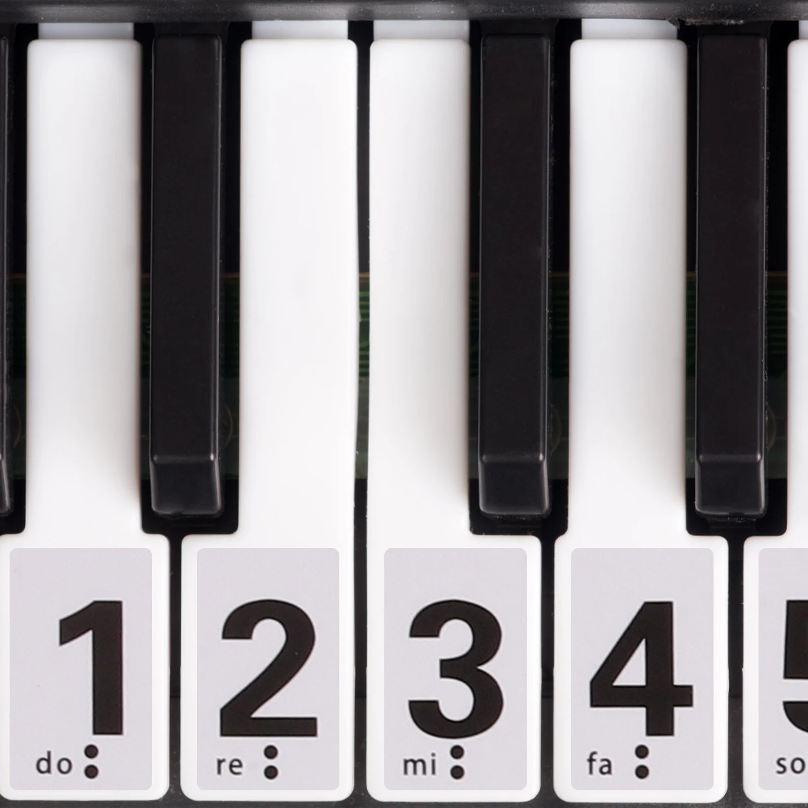 Piano Keyboard Sticker Stickers Number Decals Adhesive Music Instrument Supplies Note Button