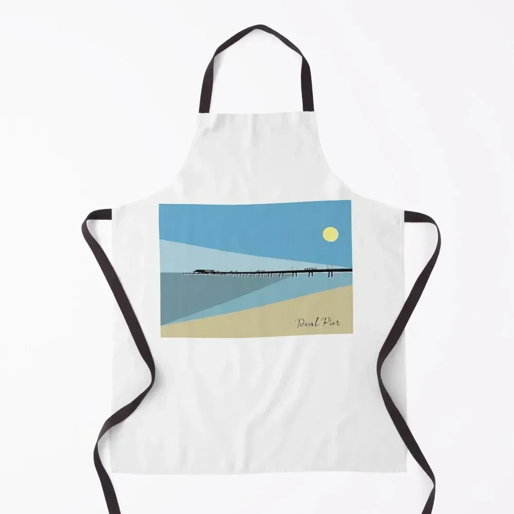 

Deal Pier Seafront Kent Apron carpenter Kitchens Accessories Christmas gift Chef Uniform Apron