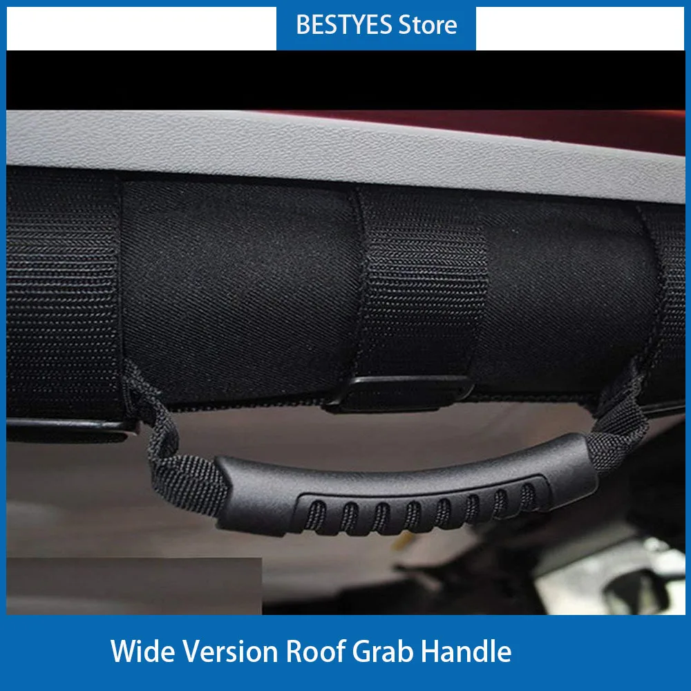 Wide Version Car Roof Grab Handle Ceiling Pull Handle Auto Interior Hand Grip Car Interior Decoration Accessories