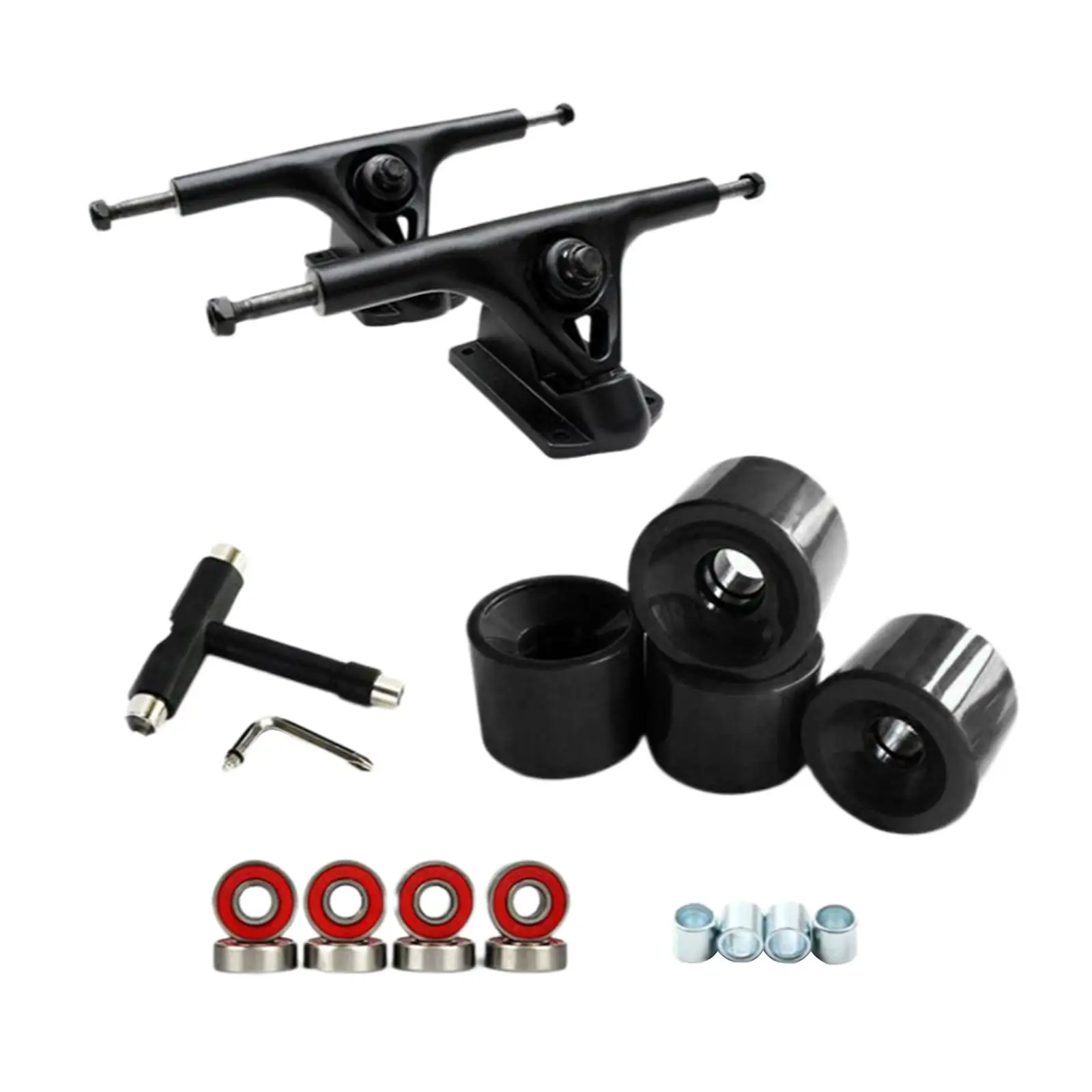 skateboard-trucks-bridge-support-bracket-bearings-longboard-wheels-spacer