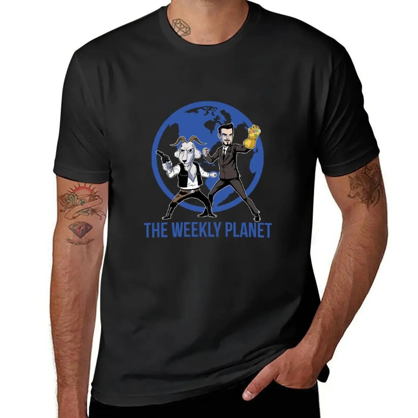 The-Weekly-Planet T-Shirt anime basketball graphic tees graphic t shirts mens designer t shirt