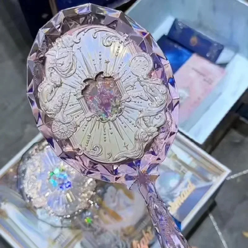FLOWER KNOWS Chocolate Shop Moonlight Mermaid Hand-held Mirror Makeup Tool Portable Small Mirror to Carry Handle Mirror view 3