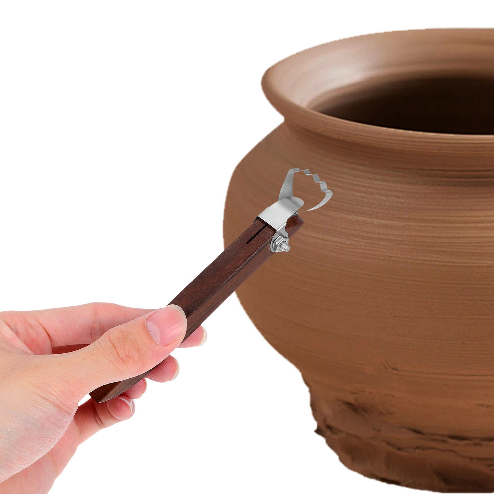 

Pottery Handle Tools Mug Carving Set Stainless Steel Clay Cutting Kit Sculpture Scrapers Versatile Application Durable Materials