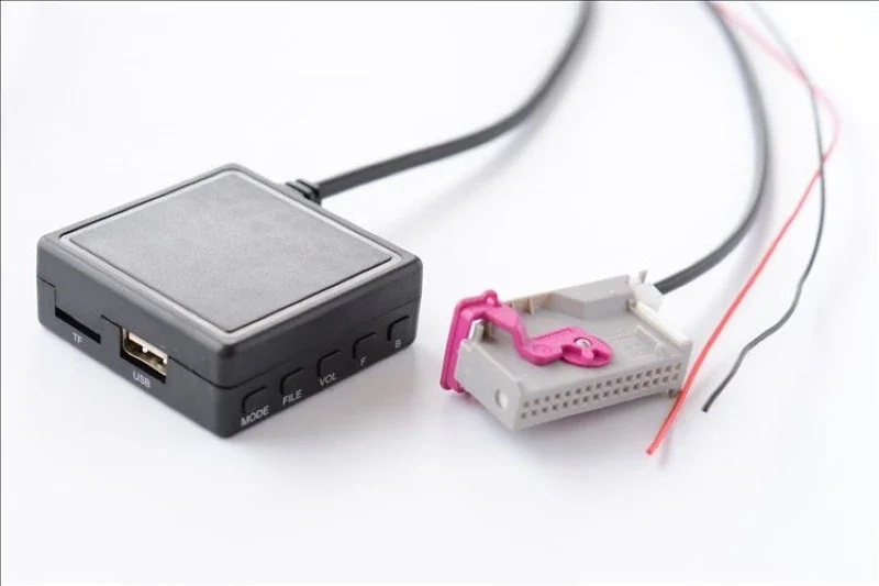 Auto Bluetooth 5,0 Drahtlose Bluetooth Aux Mit Mikrofon Adapter TF USB-Stick Für Audi A3 A4 A6 A8 TT R8 RNS-E