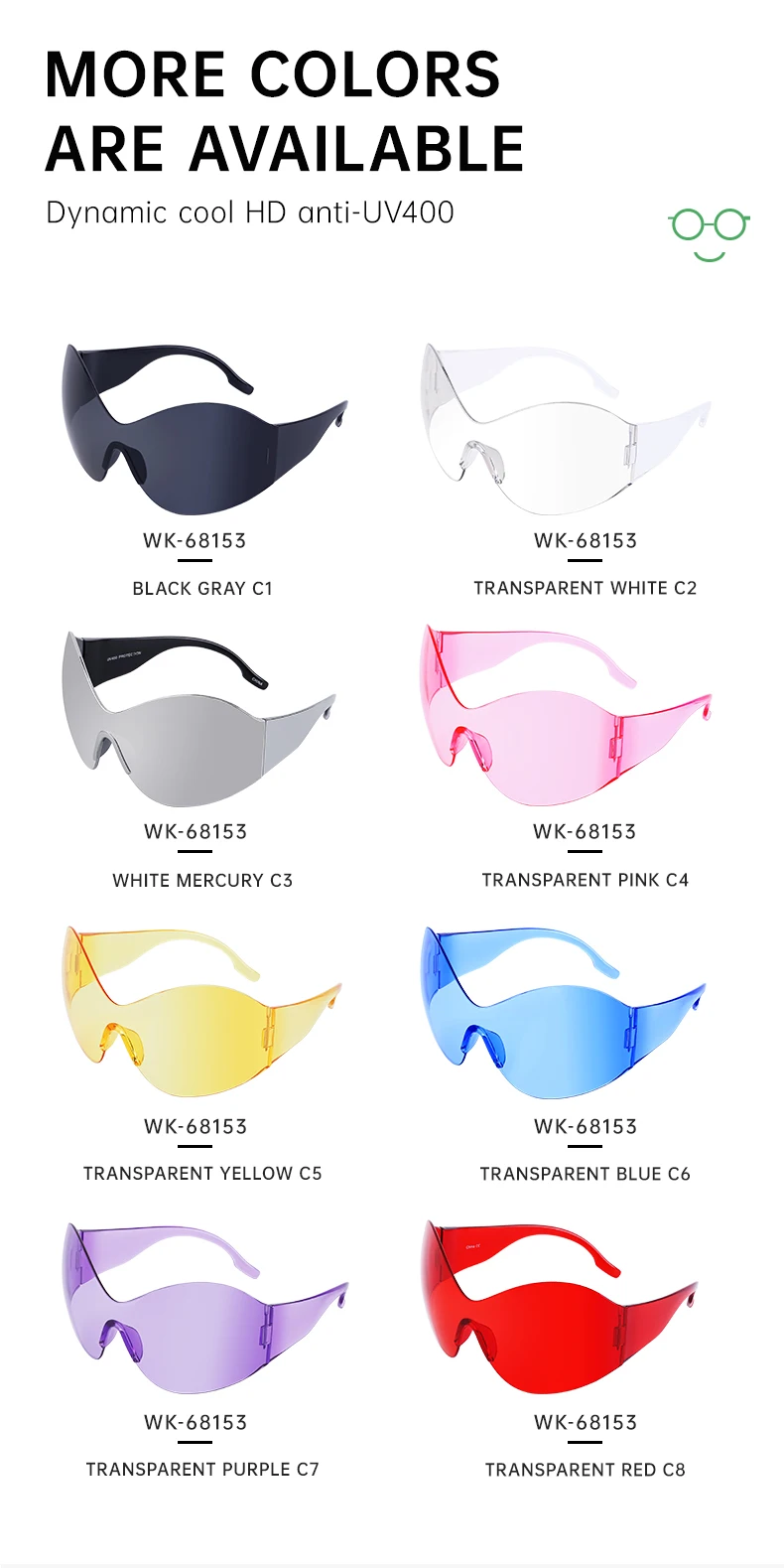 Randlose Schmetterling Sonnenbrille Frauen Männer Streetwear Y2K Sonnenbrille für Weibliche Übergroße Punk Sonnenbrille Männliche Sportbrille Unisex – Detail 14